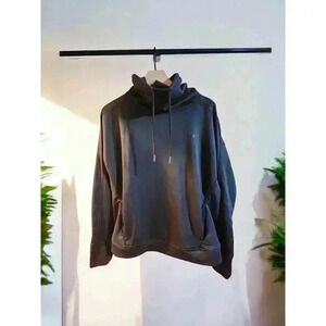 Under Armour Sweatshirt Large Black Cowl Neck Sweater Pullover Fleece Top